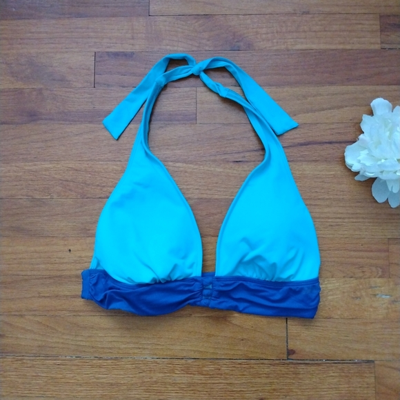 EUC Ladies Blue Two-Piece Ralph Lauren Bikini Swimsuit 12 - Picture 2 of 13